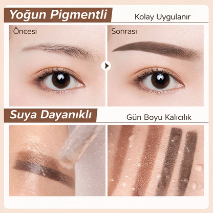 DoubleSeal Suya Dayanıklı Kaş Damga Seti – Pratik, Kalıcı ve Doğal Görünüm