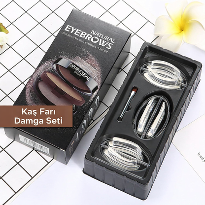 DoubleSeal Suya Dayanıklı Kaş Damga Seti – Pratik, Kalıcı ve Doğal Görünüm