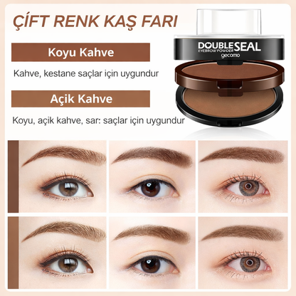 DoubleSeal Suya Dayanıklı Kaş Damga Seti – Pratik, Kalıcı ve Doğal Görünüm